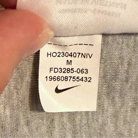 Nike Tech Fleece Hoodie Kids Size M Gray Full Zip Sweatshirt Jacket - Picture 8 of 8